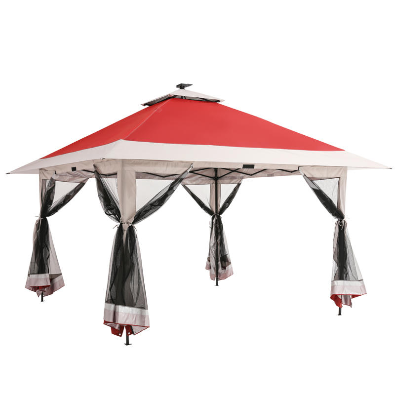 What are the main features to consider when choosing a portable canopy?